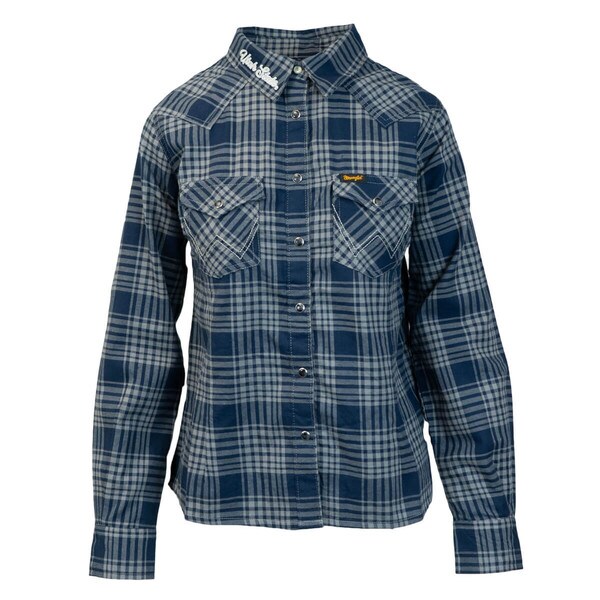 Utah State U-State Plaid Women's Wrangler Shirt